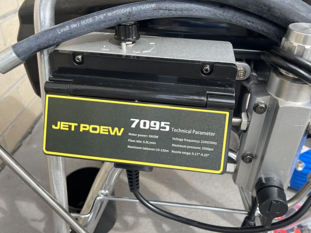 Ozzy jet 795 Airless paint 3800 watts - Image 3